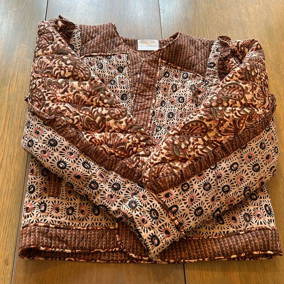 Free People Llani Quilted Cropped Jacket - Picture 2 of 7